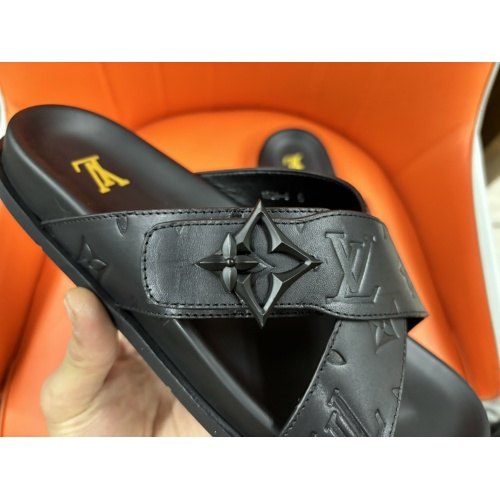 Cheap Louis Vuitton Slippers For Men #1208181 Replica Wholesale [$56.00 USD] [ITEM#1208181] on Replica Louis Vuitton Slippers