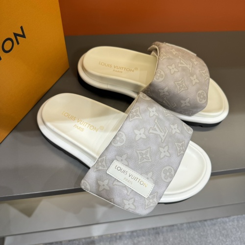 Cheap Louis Vuitton Slippers For Men #1208188 Replica Wholesale [$56.00 USD] [ITEM#1208188] on Replica Louis Vuitton Slippers