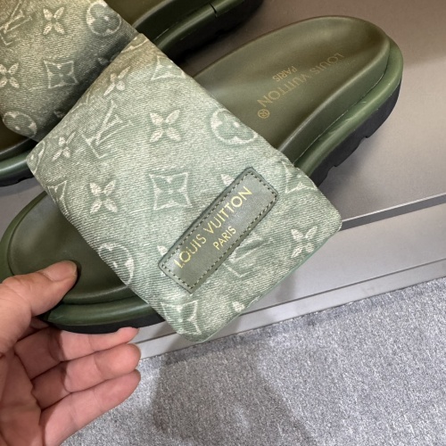 Cheap Louis Vuitton Slippers For Men #1208189 Replica Wholesale [$56.00 USD] [ITEM#1208189] on Replica Louis Vuitton Slippers