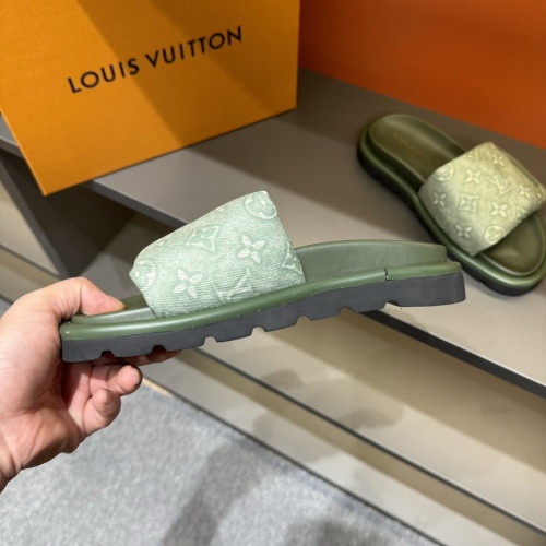 Cheap Louis Vuitton Slippers For Men #1208189 Replica Wholesale [$56.00 USD] [ITEM#1208189] on Replica Louis Vuitton Slippers