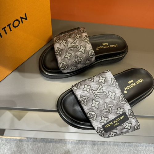 Cheap Louis Vuitton Slippers For Men #1208191 Replica Wholesale [$56.00 USD] [ITEM#1208191] on Replica Louis Vuitton Slippers