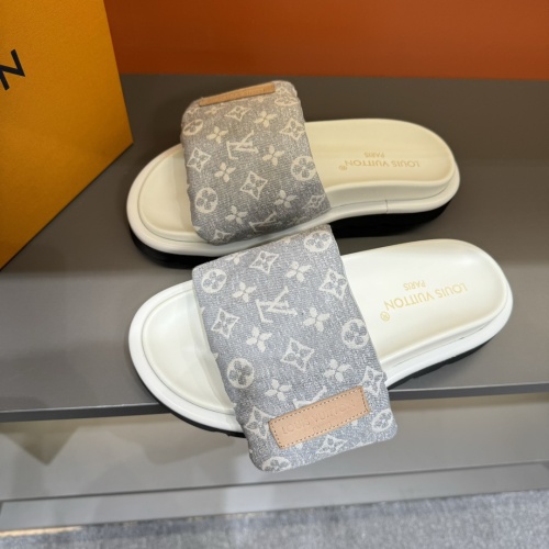 Cheap Louis Vuitton Slippers For Men #1208192 Replica Wholesale [$56.00 USD] [ITEM#1208192] on Replica Louis Vuitton Slippers