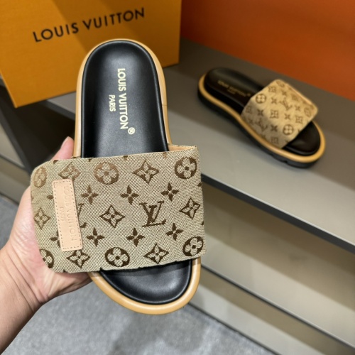 Cheap Louis Vuitton Slippers For Men #1208194 Replica Wholesale [$56.00 USD] [ITEM#1208194] on Replica Louis Vuitton Slippers