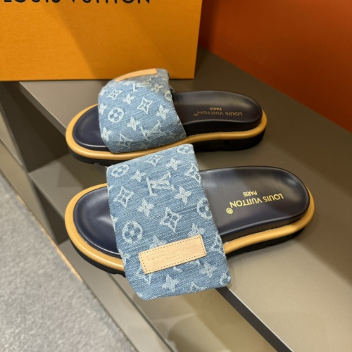 Cheap Louis Vuitton Slippers For Men #1208196 Replica Wholesale [$56.00 USD] [ITEM#1208196] on Replica Louis Vuitton Slippers