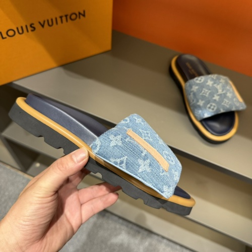 Cheap Louis Vuitton Slippers For Men #1208196 Replica Wholesale [$56.00 USD] [ITEM#1208196] on Replica Louis Vuitton Slippers