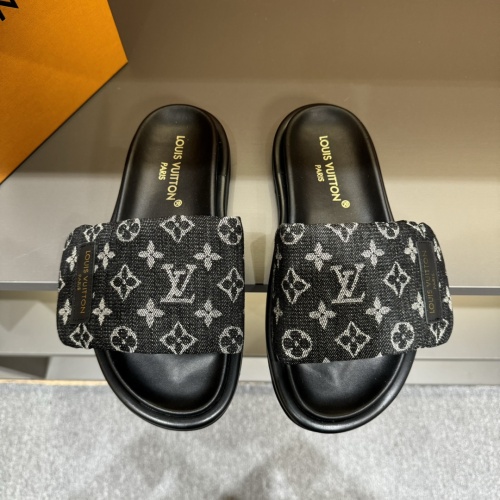 Cheap Louis Vuitton Slippers For Men #1208198 Replica Wholesale [$56.00 USD] [ITEM#1208198] on Replica Louis Vuitton Slippers