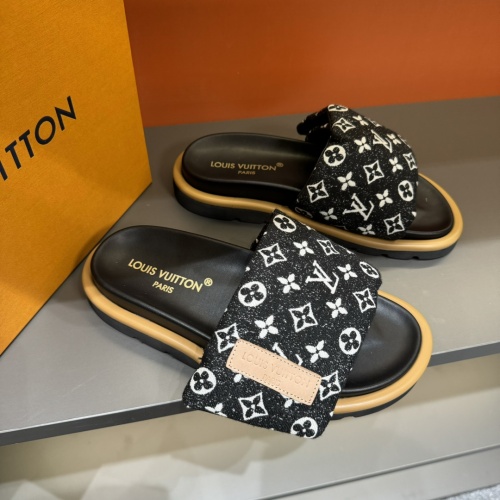 Cheap Louis Vuitton Slippers For Men #1208199 Replica Wholesale [$56.00 USD] [ITEM#1208199] on Replica Louis Vuitton Slippers