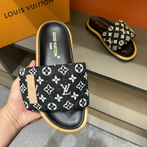 Cheap Louis Vuitton Slippers For Men #1208199 Replica Wholesale [$56.00 USD] [ITEM#1208199] on Replica Louis Vuitton Slippers