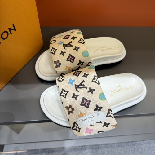 Cheap Louis Vuitton Slippers For Men #1208200 Replica Wholesale [$56.00 USD] [ITEM#1208200] on Replica Louis Vuitton Slippers