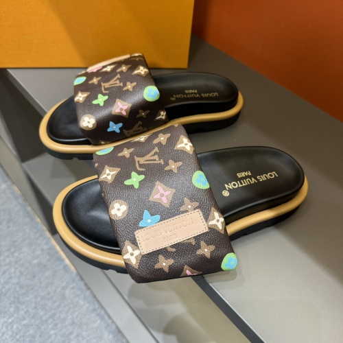 Cheap Louis Vuitton Slippers For Men #1208201 Replica Wholesale [$56.00 USD] [ITEM#1208201] on Replica Louis Vuitton Slippers