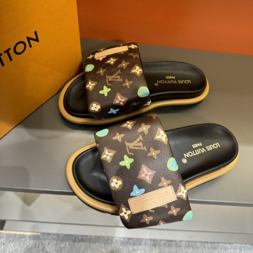 Cheap Louis Vuitton Slippers For Men #1208201 Replica Wholesale [$56.00 USD] [ITEM#1208201] on Replica Louis Vuitton Slippers