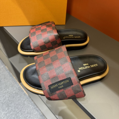 Cheap Louis Vuitton Slippers For Men #1208205 Replica Wholesale [$56.00 USD] [ITEM#1208205] on Replica Louis Vuitton Slippers