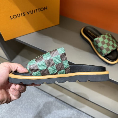 Cheap Louis Vuitton Slippers For Men #1208206 Replica Wholesale [$56.00 USD] [ITEM#1208206] on Replica Louis Vuitton Slippers