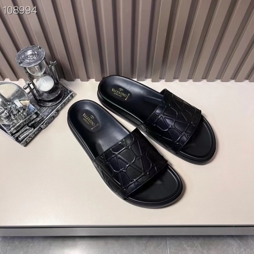 Cheap Valentino Slippers For Men #1208214 Replica Wholesale [$56.00 USD] [ITEM#1208214] on Replica Valentino Slippers