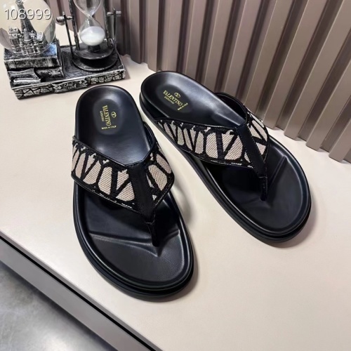 Cheap Valentino Slippers For Men #1208217 Replica Wholesale [$56.00 USD] [ITEM#1208217] on Replica Valentino Slippers