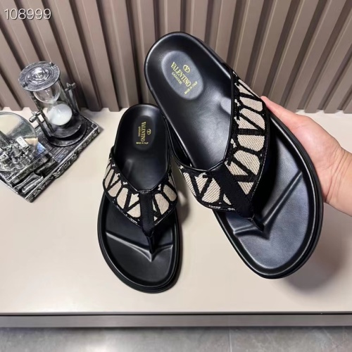 Cheap Valentino Slippers For Men #1208217 Replica Wholesale [$56.00 USD] [ITEM#1208217] on Replica Valentino Slippers