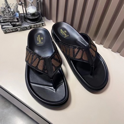 Cheap Valentino Slippers For Men #1208218 Replica Wholesale [$56.00 USD] [ITEM#1208218] on Replica Valentino Slippers