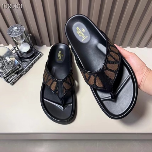 Cheap Valentino Slippers For Men #1208218 Replica Wholesale [$56.00 USD] [ITEM#1208218] on Replica Valentino Slippers