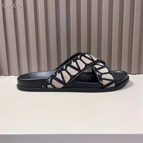 Cheap Valentino Slippers For Men #1208220 Replica Wholesale [$56.00 USD] [ITEM#1208220] on Replica Valentino Slippers