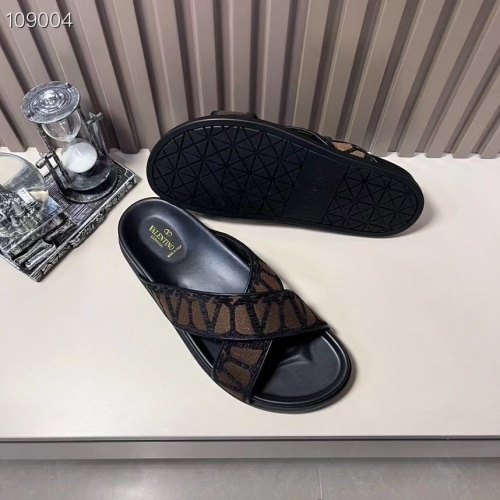 Cheap Valentino Slippers For Men #1208221 Replica Wholesale [$56.00 USD] [ITEM#1208221] on Replica Valentino Slippers