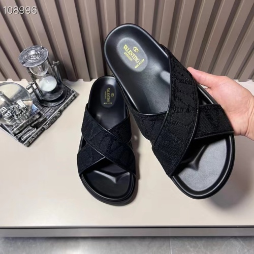 Cheap Valentino Slippers For Men #1208222 Replica Wholesale [$56.00 USD] [ITEM#1208222] on Replica Valentino Slippers