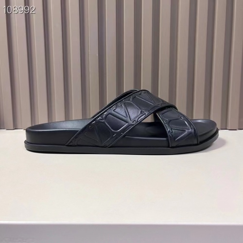 Cheap Valentino Slippers For Men #1208223 Replica Wholesale [$56.00 USD] [ITEM#1208223] on Replica Valentino Slippers