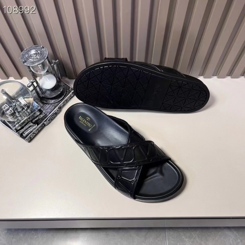 Cheap Valentino Slippers For Men #1208223 Replica Wholesale [$56.00 USD] [ITEM#1208223] on Replica Valentino Slippers