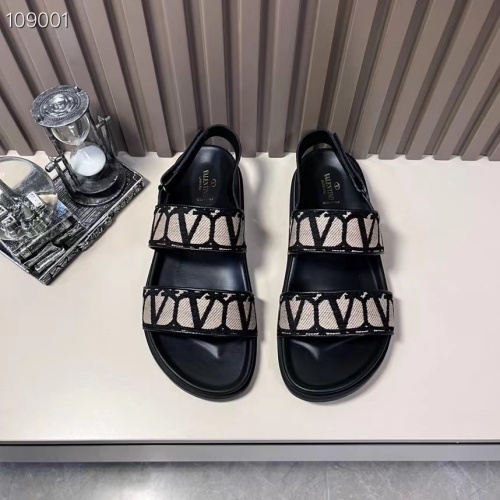 Cheap Valentino Sandal For Men #1208224 Replica Wholesale [$56.00 USD] [ITEM#1208224] on Replica Valentino Sandal