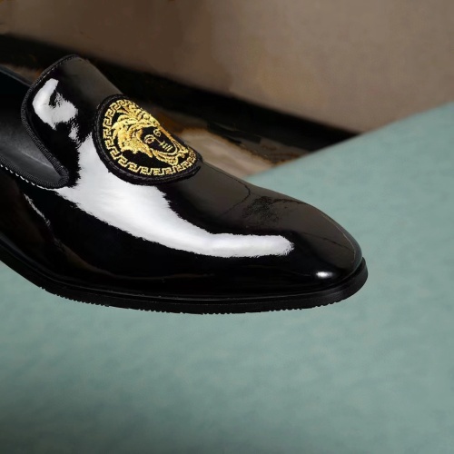 Cheap Versace Leather Shoes For Men #1208301 Replica Wholesale [$76.00 USD] [ITEM#1208301] on Replica Versace Leather Shoes