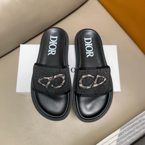 Cheap Christian Dior Slippers For Men #1208306 Replica Wholesale [$56.00 USD] [ITEM#1208306] on Replica Christian Dior Slippers