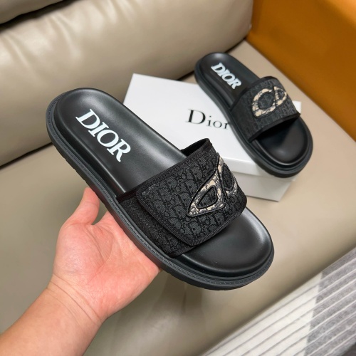 Cheap Christian Dior Slippers For Men #1208306 Replica Wholesale [$56.00 USD] [ITEM#1208306] on Replica Christian Dior Slippers