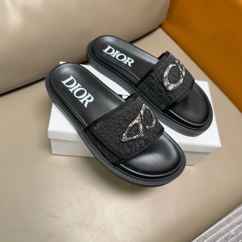 Cheap Christian Dior Slippers For Men #1208306 Replica Wholesale [$56.00 USD] [ITEM#1208306] on Replica Christian Dior Slippers