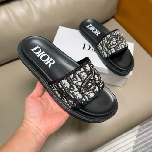 Cheap Christian Dior Slippers For Men #1208307 Replica Wholesale [$56.00 USD] [ITEM#1208307] on Replica Christian Dior Slippers