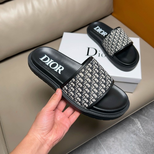 Cheap Christian Dior Slippers For Men #1208310 Replica Wholesale [$56.00 USD] [ITEM#1208310] on Replica Christian Dior Slippers