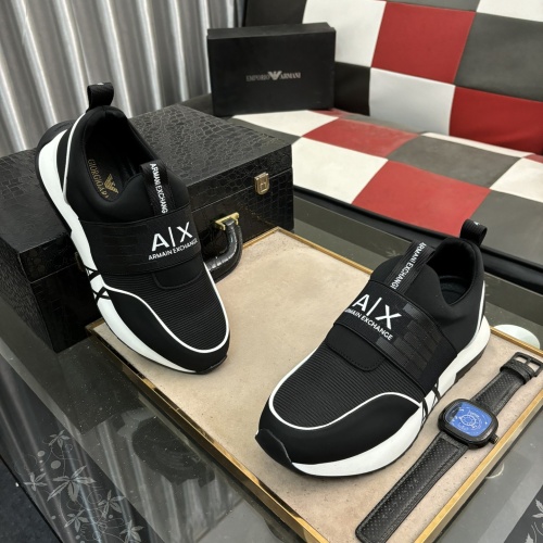 Cheap Armani Casual Shoes For Men #1208357 Replica Wholesale [$80.00 USD] [ITEM#1208357] on Replica Armani Casual Shoes