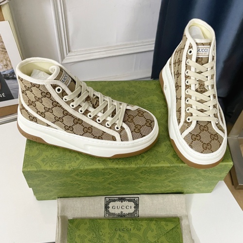 Cheap Gucci High Tops Shoes For Men #1208373 Replica Wholesale [$96.00 USD] [ITEM#1208373] on Replica Gucci High Tops Shoes