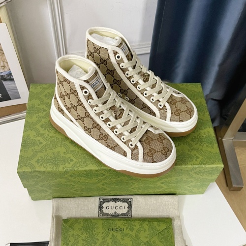 Cheap Gucci High Tops Shoes For Men #1208373 Replica Wholesale [$96.00 USD] [ITEM#1208373] on Replica Gucci High Tops Shoes