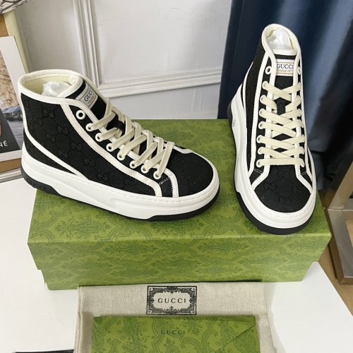 Cheap Gucci High Tops Shoes For Men #1208375 Replica Wholesale [$96.00 USD] [ITEM#1208375] on Replica Gucci High Tops Shoes