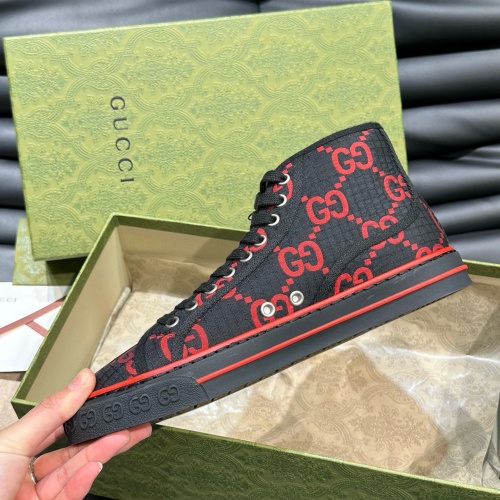 Cheap Gucci High Tops Shoes For Men #1208437 Replica Wholesale [$76.00 USD] [ITEM#1208437] on Replica Gucci High Tops Shoes