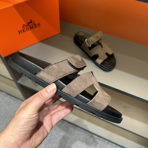 Cheap Hermes Slippers For Men #1208452 Replica Wholesale [$52.00 USD] [ITEM#1208452] on Replica Hermes Slippers