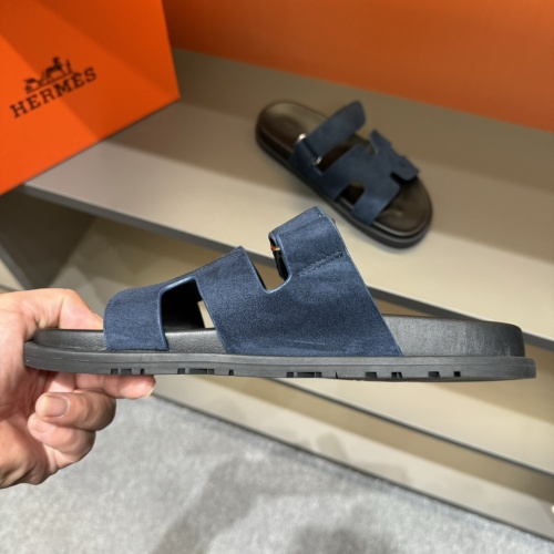 Cheap Hermes Slippers For Men #1208453 Replica Wholesale [$52.00 USD] [ITEM#1208453] on Replica Hermes Slippers