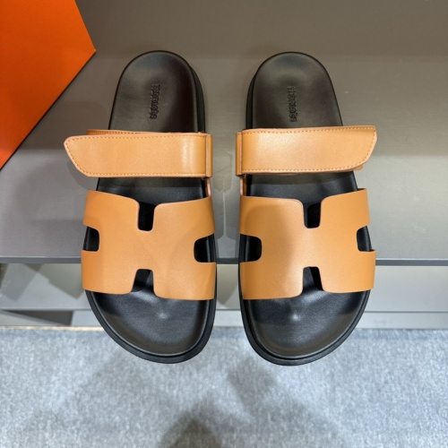 Cheap Hermes Slippers For Men #1208455 Replica Wholesale [$52.00 USD] [ITEM#1208455] on Replica Hermes Slippers