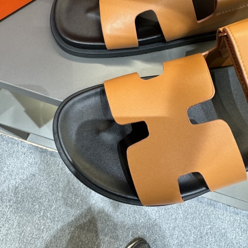 Cheap Hermes Slippers For Men #1208455 Replica Wholesale [$52.00 USD] [ITEM#1208455] on Replica Hermes Slippers