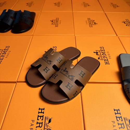 Cheap Hermes Slippers For Men #1208499 Replica Wholesale [$48.00 USD] [ITEM#1208499] on Replica Hermes Slippers