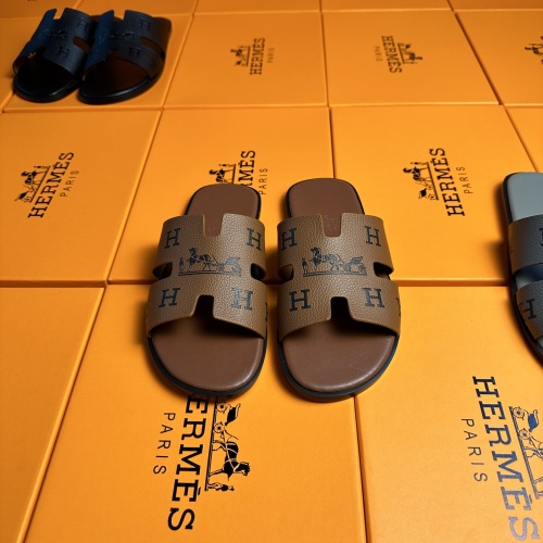 Cheap Hermes Slippers For Men #1208499 Replica Wholesale [$48.00 USD] [ITEM#1208499] on Replica Hermes Slippers