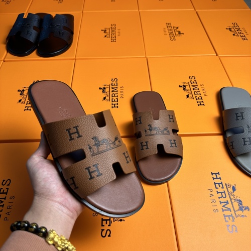 Cheap Hermes Slippers For Men #1208499 Replica Wholesale [$48.00 USD] [ITEM#1208499] on Replica Hermes Slippers