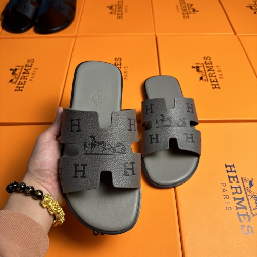 Cheap Hermes Slippers For Men #1208500 Replica Wholesale [$48.00 USD] [ITEM#1208500] on Replica Hermes Slippers