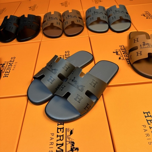 Cheap Hermes Slippers For Men #1208501 Replica Wholesale [$48.00 USD] [ITEM#1208501] on Replica Hermes Slippers