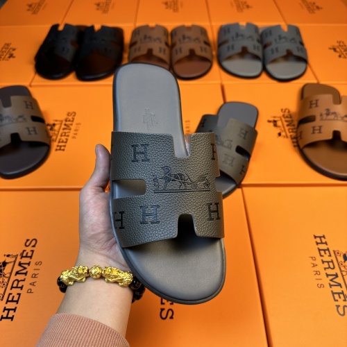 Cheap Hermes Slippers For Men #1208501 Replica Wholesale [$48.00 USD] [ITEM#1208501] on Replica Hermes Slippers