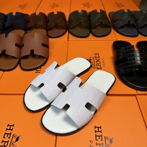 Cheap Hermes Slippers For Men #1208503 Replica Wholesale [$48.00 USD] [ITEM#1208503] on Replica Hermes Slippers